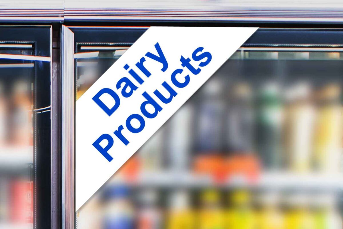 "Dairy Products" - Corner Cooler Decal