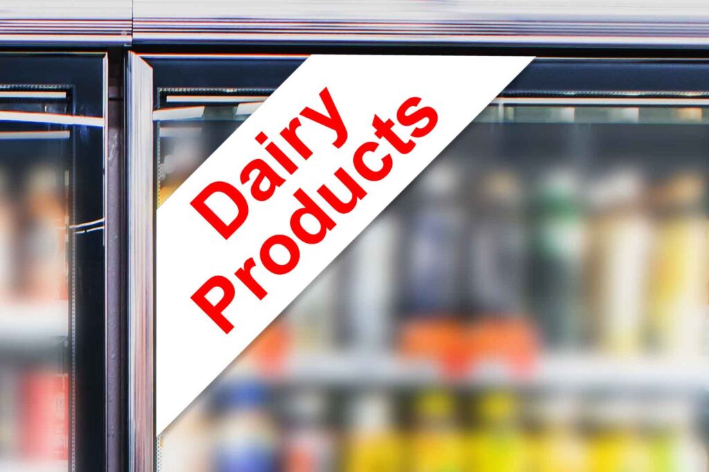 "Dairy Products" - Corner Cooler Decal - Image 2