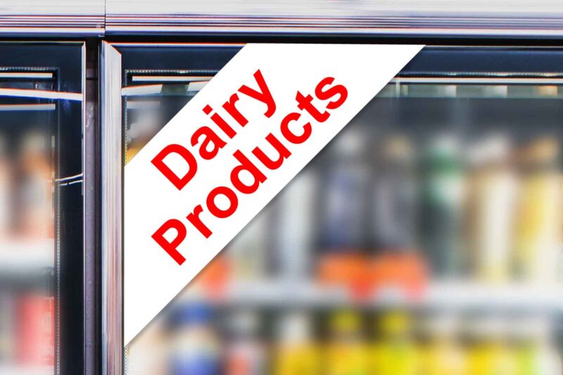 "Dairy Products" - Corner Cooler Decal - Image 2