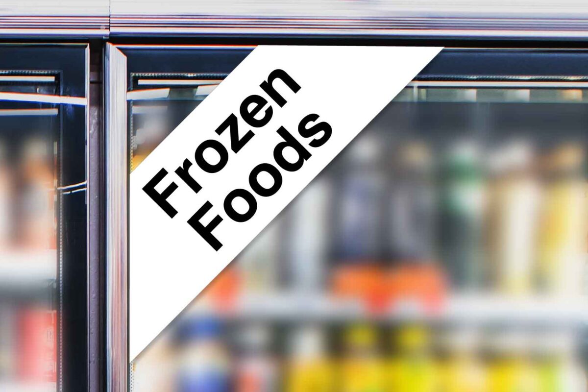 "Frozen Foods" - Cooler Corner Decal