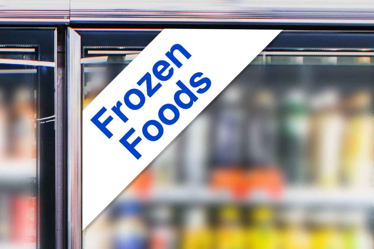 "Frozen Foods" - Cooler Corner Decal - Image 3