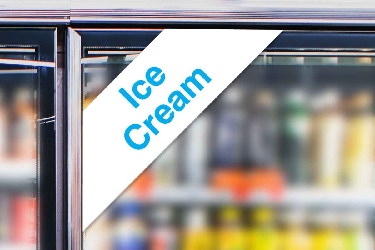 "Ice Cream" - Cooler Corner Decal