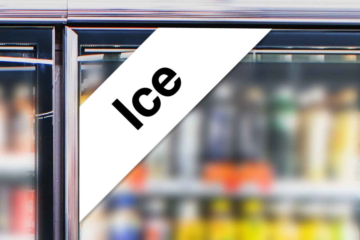 "Ice" - Cooler Corner Decal - Image 3
