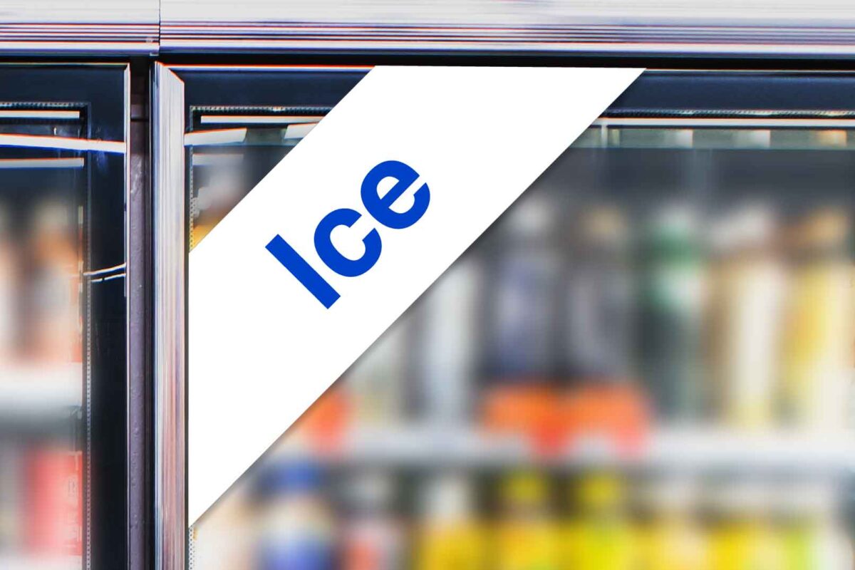 "Ice" - Cooler Corner Decal