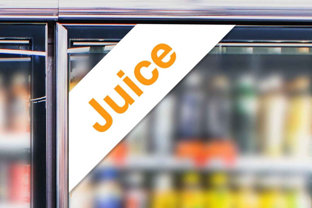 "Juice" - Cooler Corner Decal