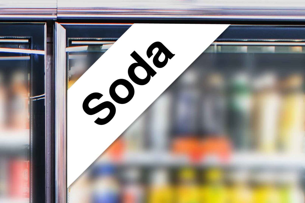 "Soda" - Cooler Corner Decal - Image 3