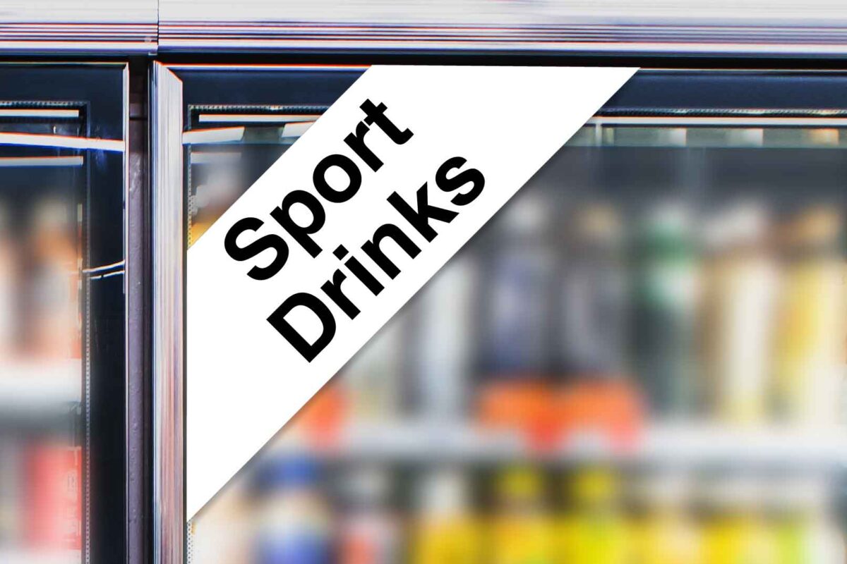 "Sports Drinks" - Cooler Corner Decal