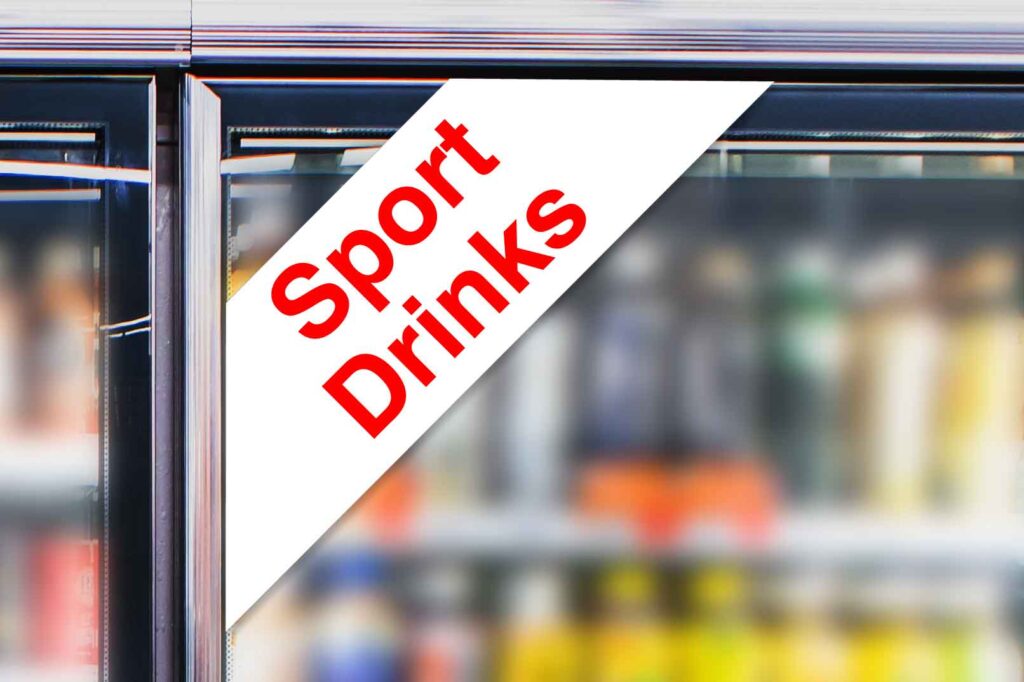 "Sports Drinks" - Cooler Corner Decal - Image 2