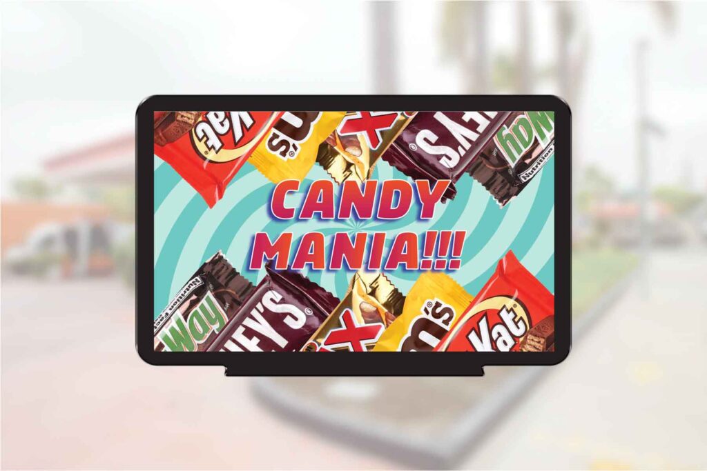 "Candy Attack!" - Pump Topper Insert