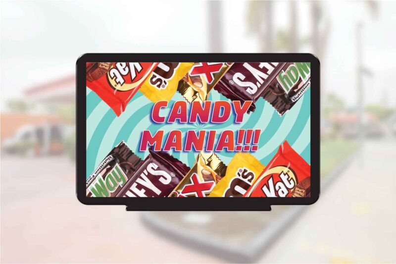 "Candy Attack!" - Pump Topper Insert