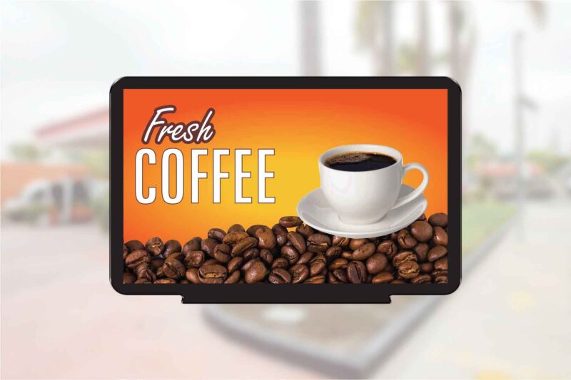"Fresh Coffee" - Pump Topper Insert
