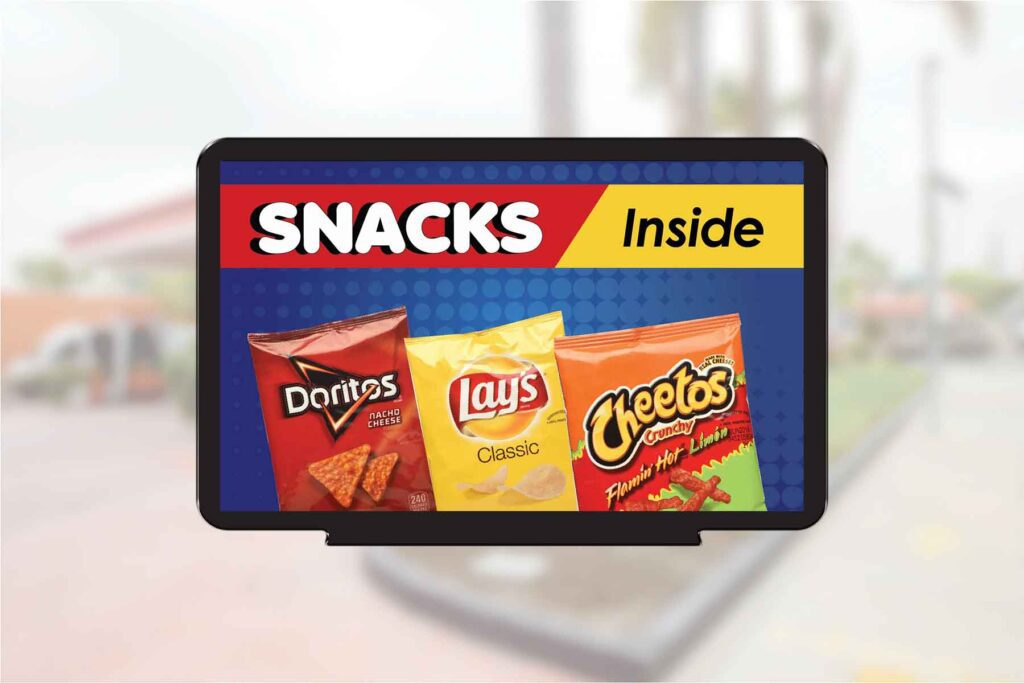 "Snacks Inside" - Pump Topper Insert