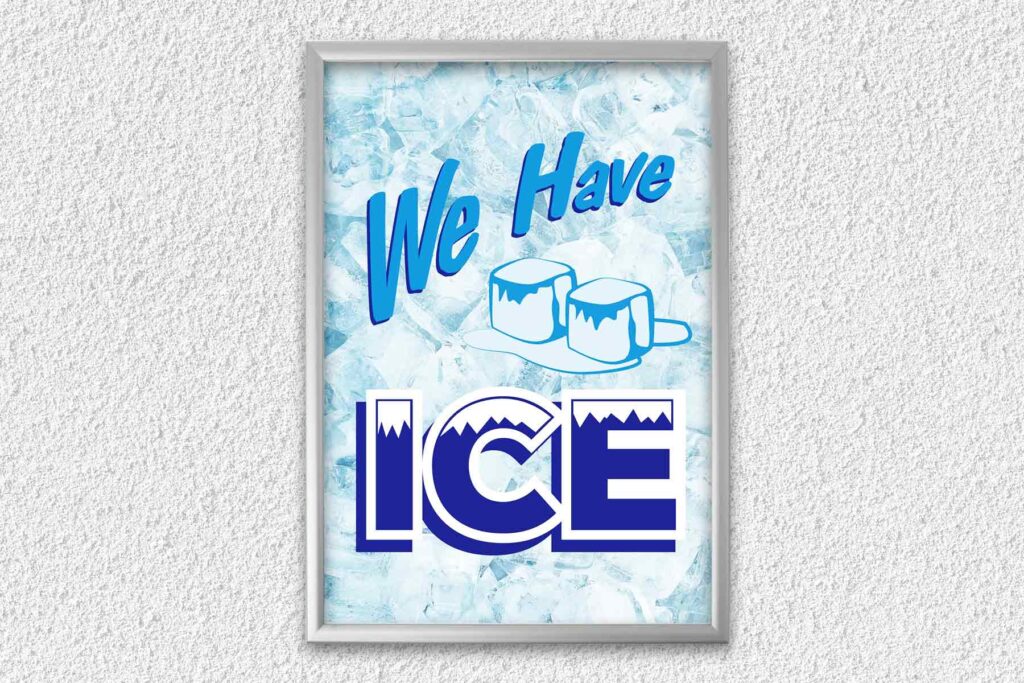 "We Have Ice" - Message Insert