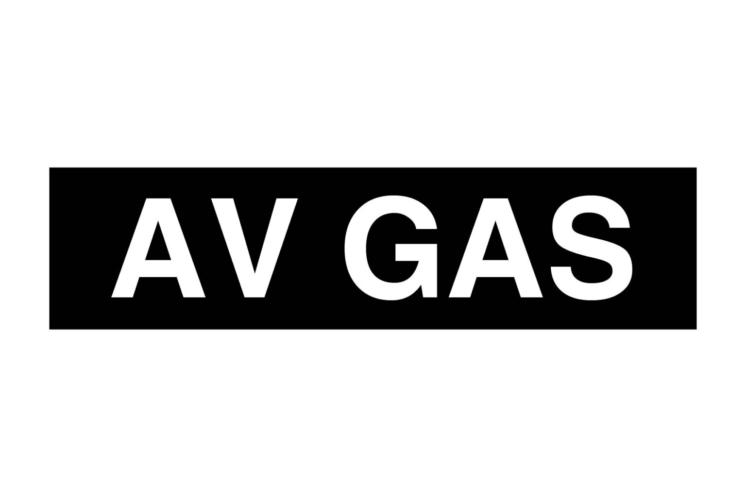 AV Gas Decal