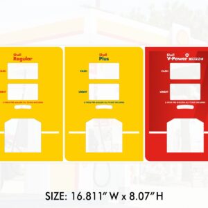 Shell RVIe – Product ID Overlay – Gilbarco Encore S - Decal