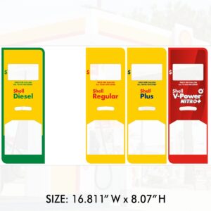 Shell RVIe – Product ID Overlay – Gilbarco Encore S - Decal