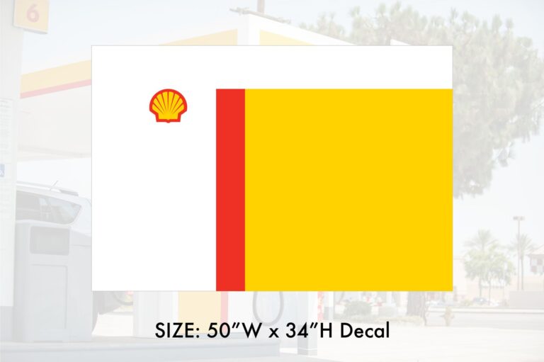 Shell RVIe - Lower Door Decal - Large - Decal