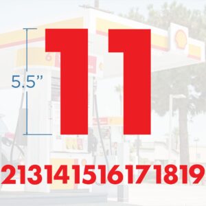 Shell RVIe - Valance Number Sets
