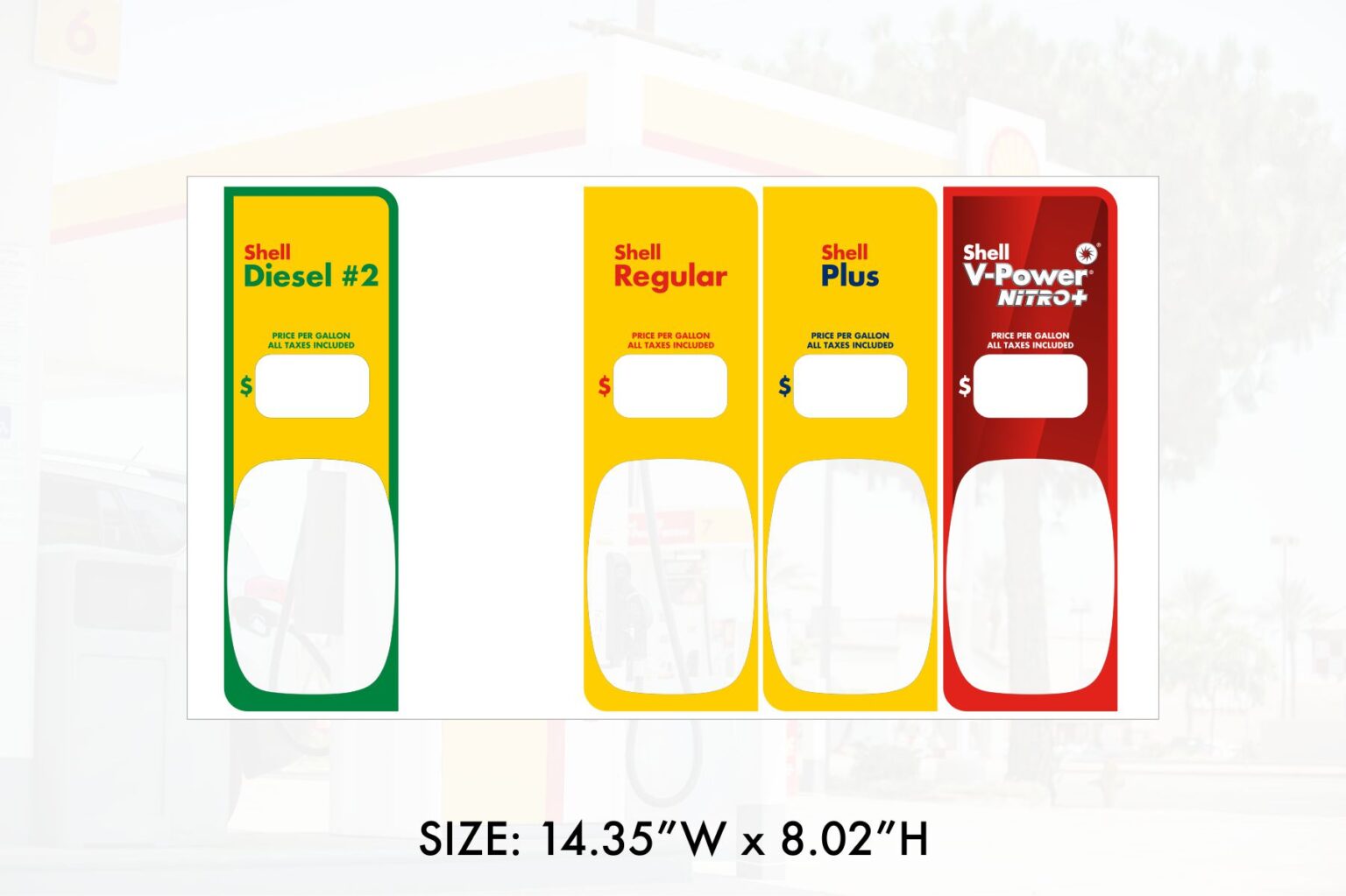 Shell RVIe Product ID Overlay Decal 3+1