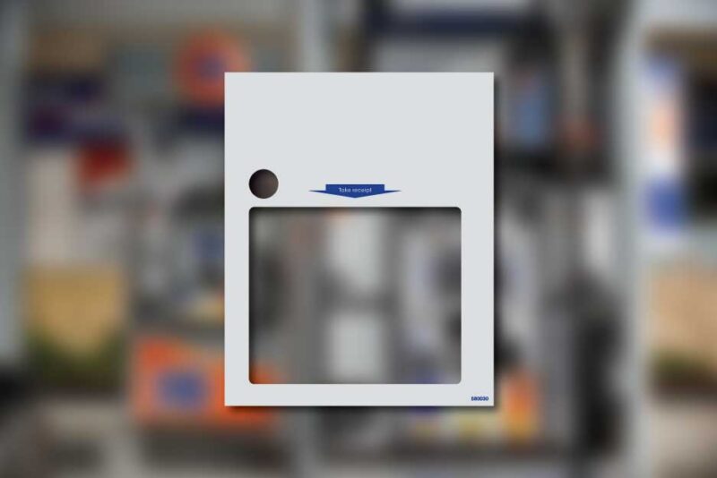 76 - Card Receipt Overlay - Wayne Ovation 1 - Decal