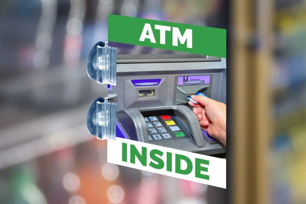 "ATM Inside" - Cooler Flag