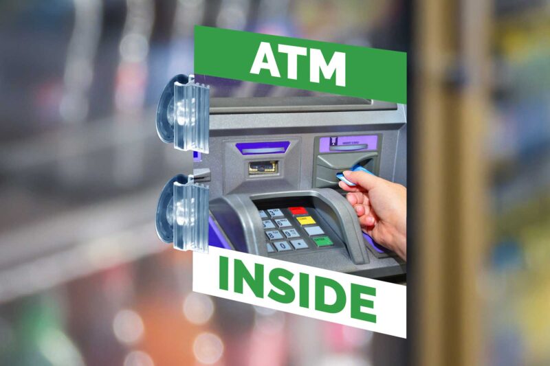 "ATM Inside" - Cooler Flag