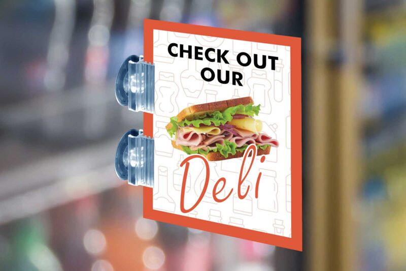 "Check Out Our Deli" - Cooler Flag