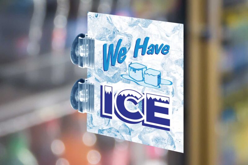 "We Have Ice" - Cooler Flag