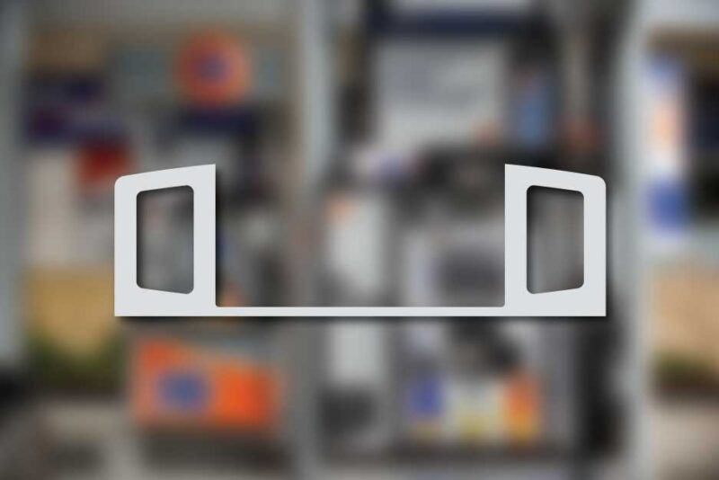 76 - Top Speaker Panel Overlay - Gilbarco Encore S - Decal