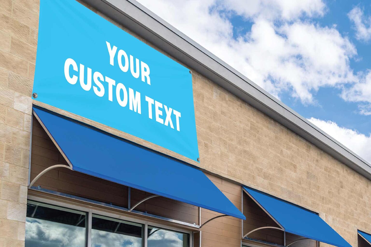 Custom Text Banner Storefront