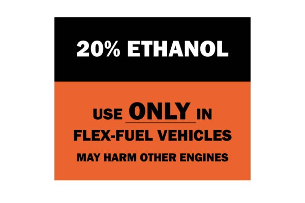 20% Ethanol Decal