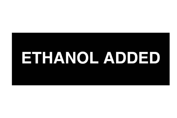 Ethanol Added Decal