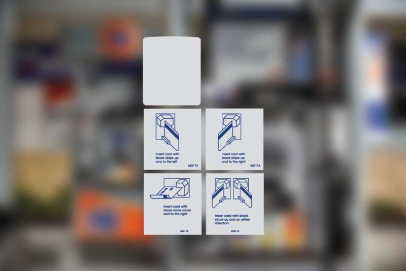 76 - Credit Card Instructions - Decal