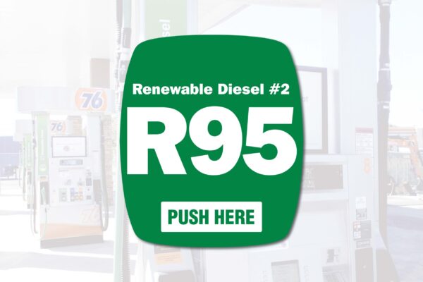 76 Renewable Diesel Wayne Ovation 1 R95 Octane Decal