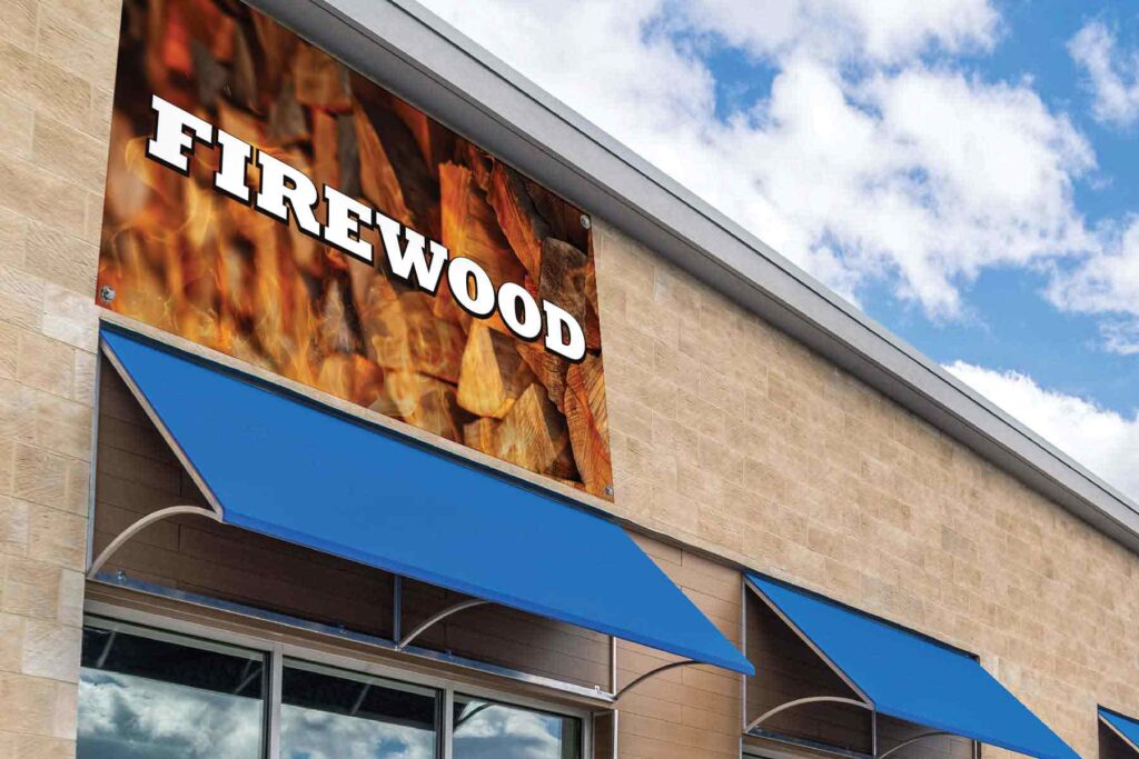 Firewood Sold Here Banner