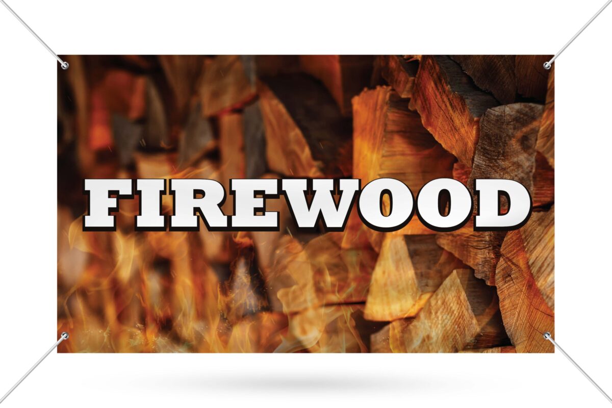 Firewood Sold Here Banner
