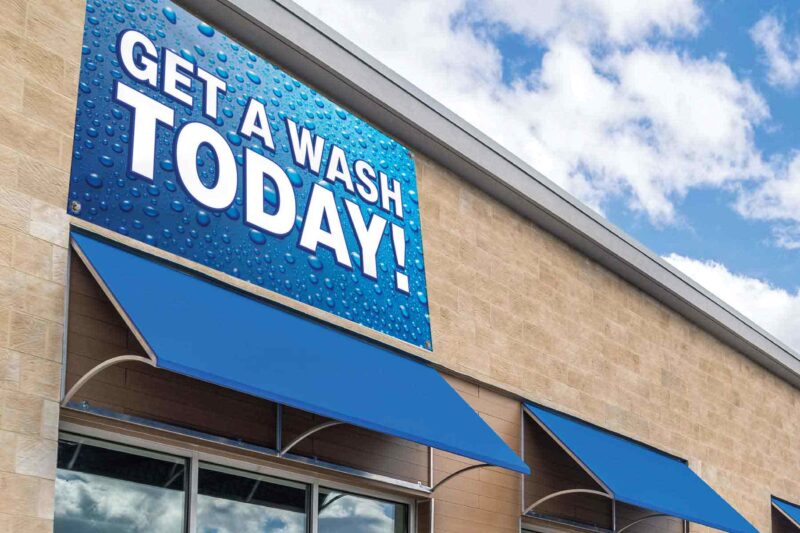 Get a Wash Today Banner 3x5