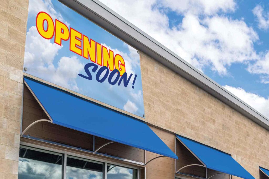 Opening Soon Banner
