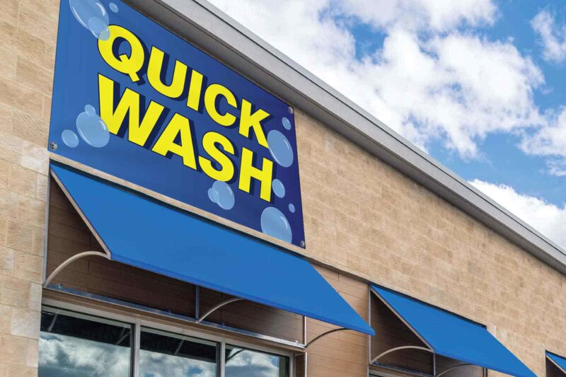 Quick Wash Vinyl Banner