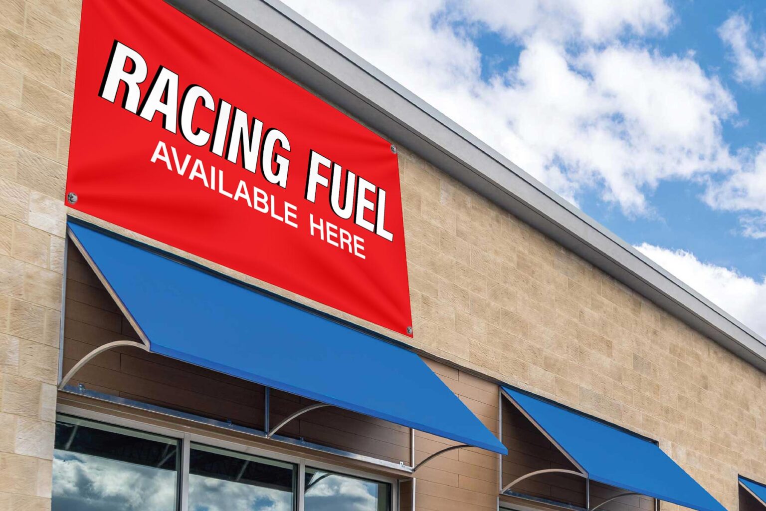 Racing Fuel Banner Render