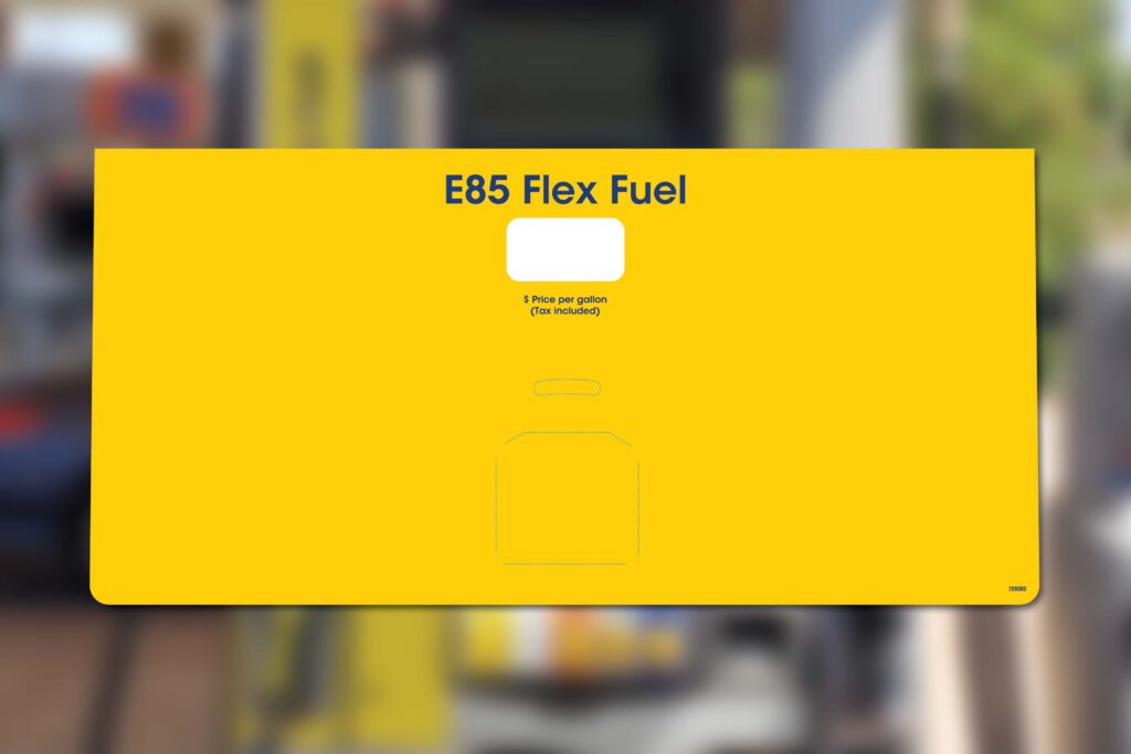 E85 Flex Fuel price per gallon.