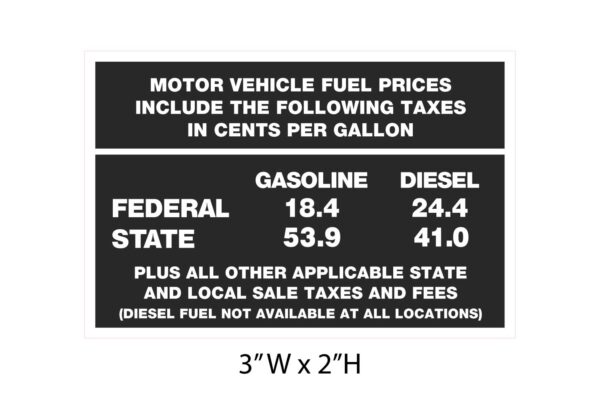 CA Tax Decal New Regulatory Decal