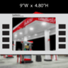 Main Display - Silver - 9 x 4.80 - Gilbarco Encore S - United Pacific