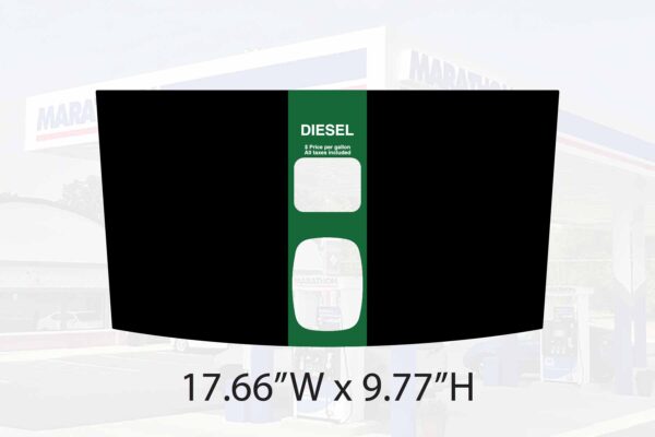 Marathon Wayne Ovation 2 Diesel Single Grade Panel 17.66x9.77 - Product ID Overlay