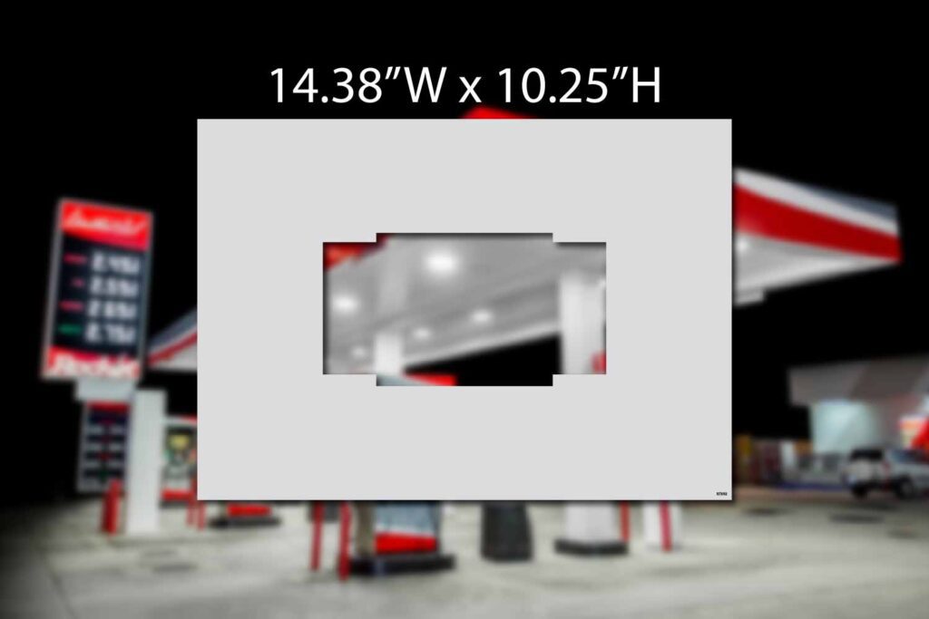 United Pacific Main Display 1 Window Wayne Ovation 1 Silver Decal