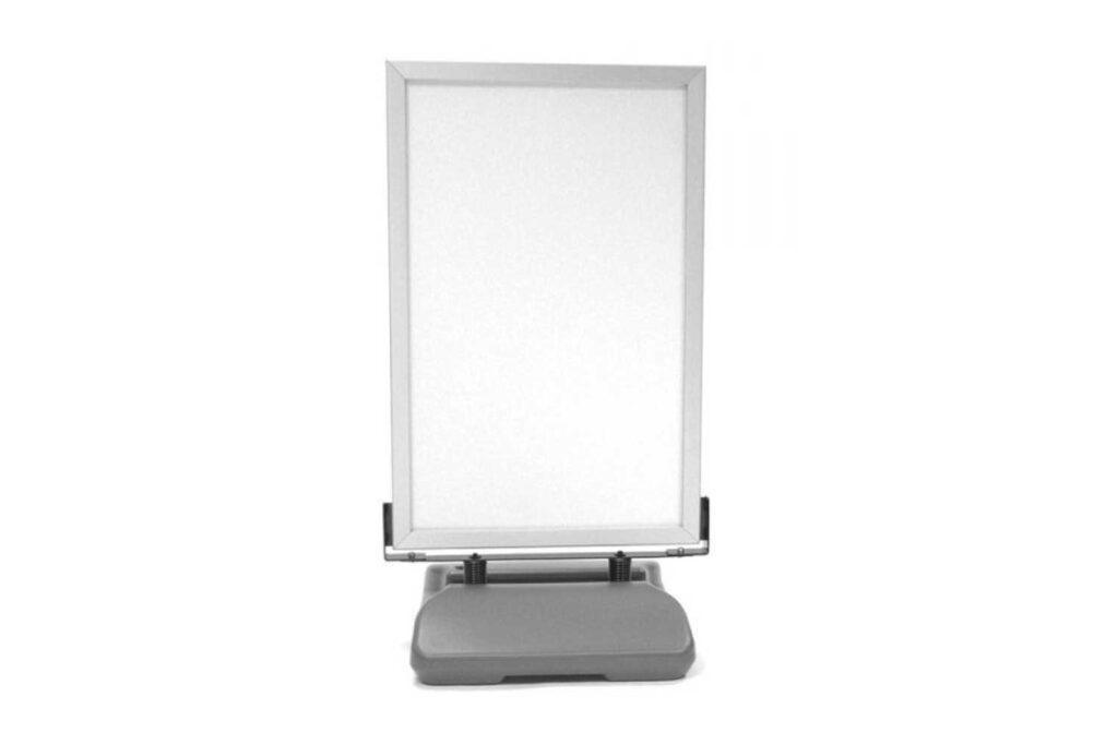 Windmaster Classic Curb Sign 4205 - Silver Frame