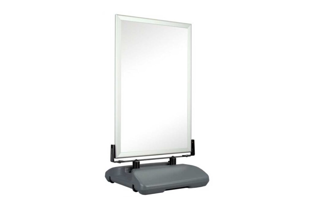 Windmaster Classic Curb Sign 4205 - Silver Frame