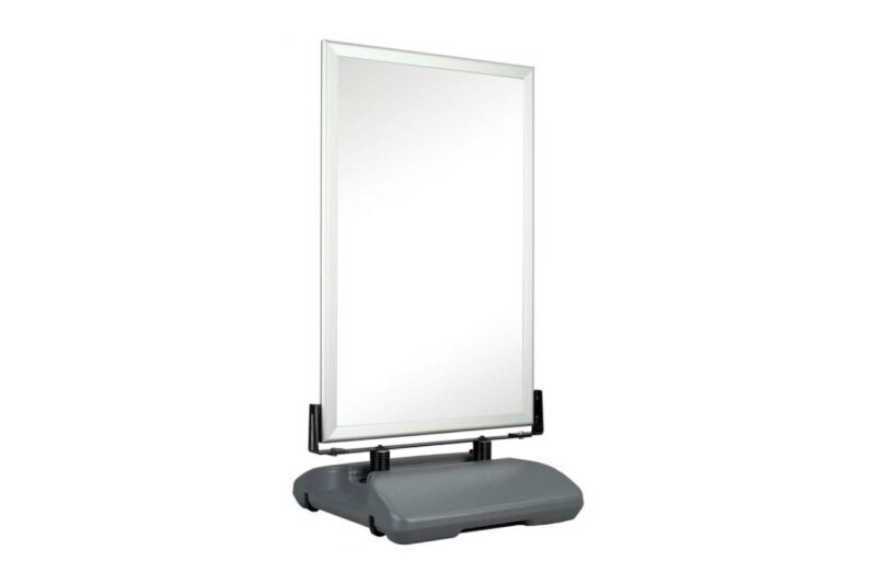 Windmaster Classic Curb Sign 4205 - Silver Frame