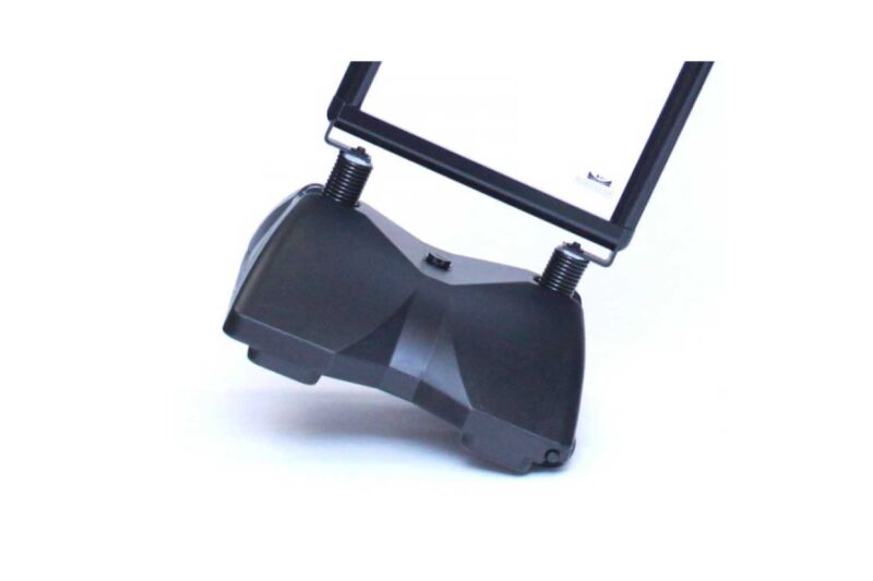 Windmaster Slim Curb Sign 4604 - Black Frame - Tip Over