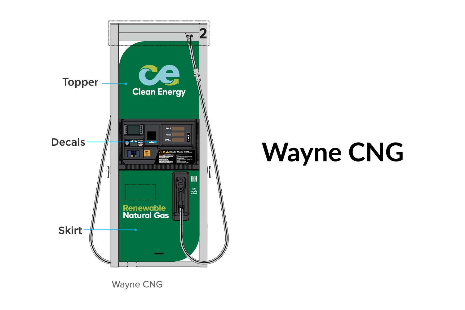 Clean Energy Wayne CNG Dispenser Model